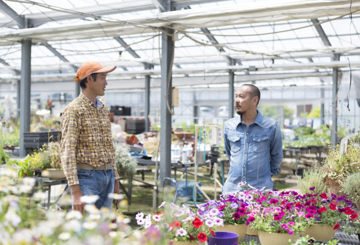 消費者と花の生産者を直接繋ぐ