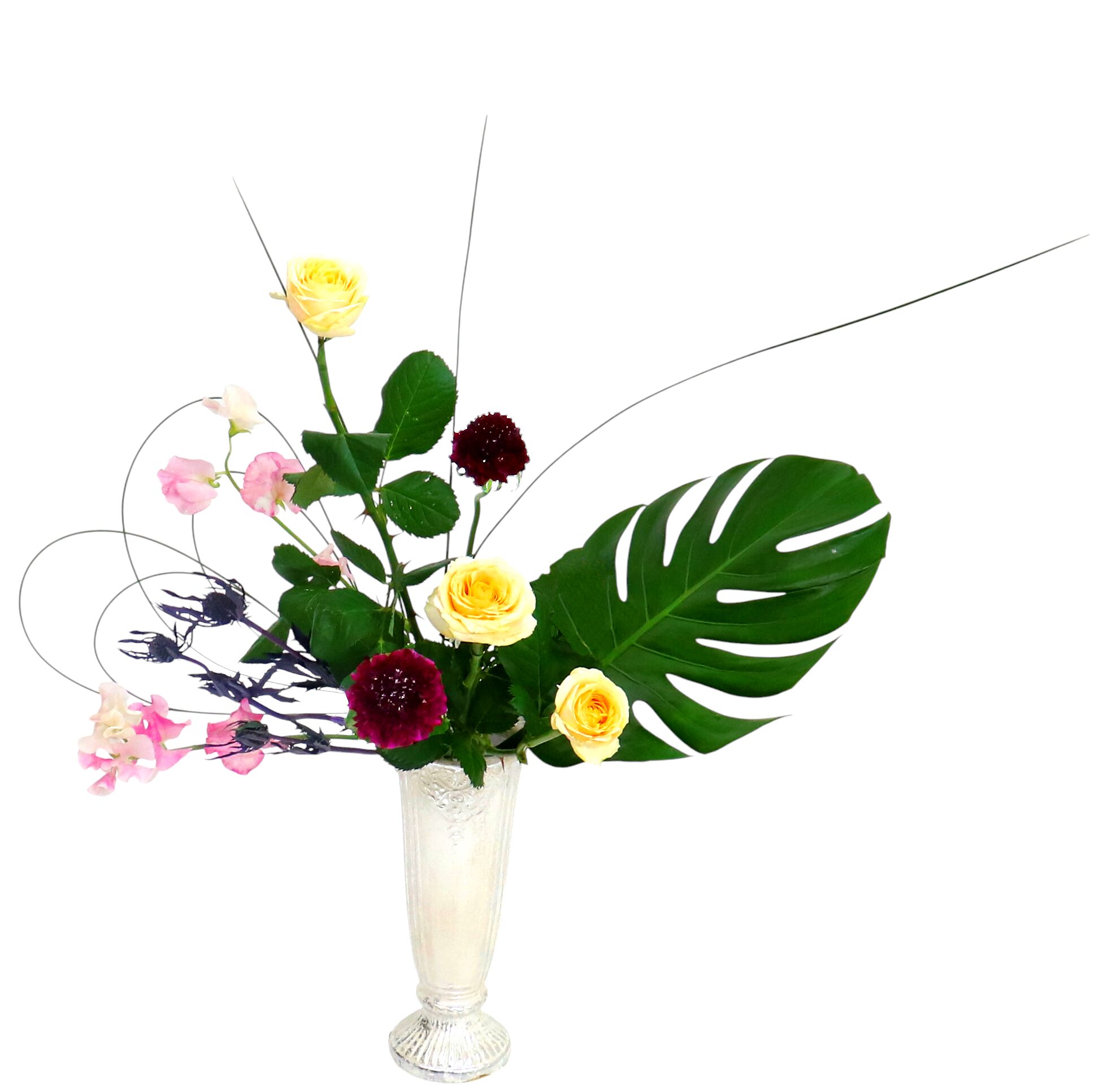 W.花瓶・水盤月2回コース [2025年1月 – 1回目] | 日本総合園芸の花の