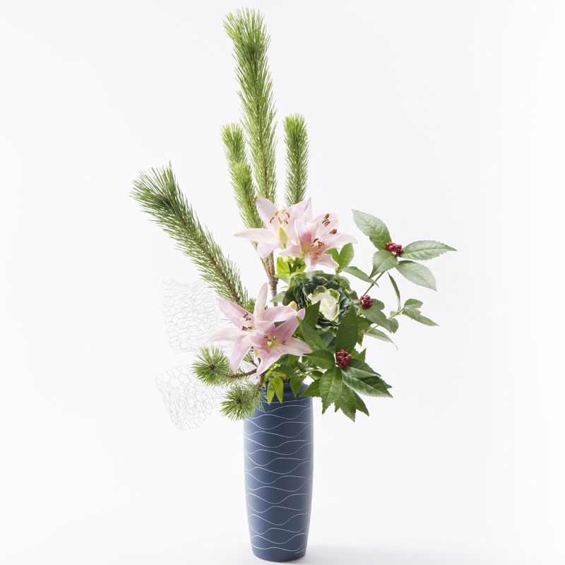 新年の花 手引書付き花材セット3【12/27～29お届け】