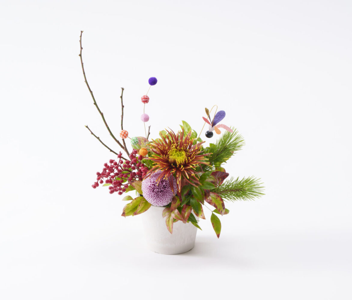新年の花 アレンジメント花材セット9【12/27～29お届け】