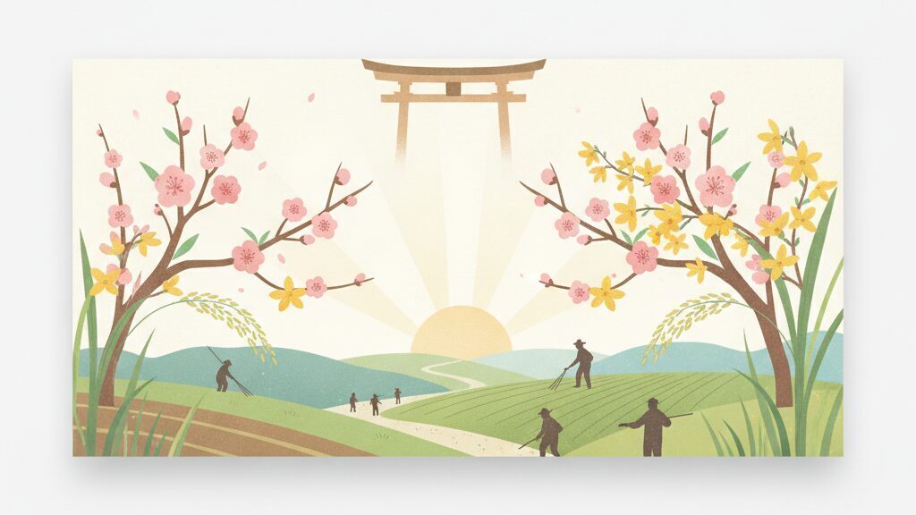 五穀豊穣を祈る、その原点へ。