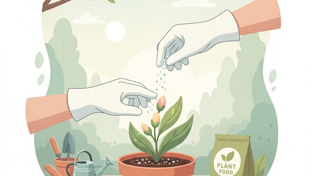 植物にとって大事な早春の肥料やり♪