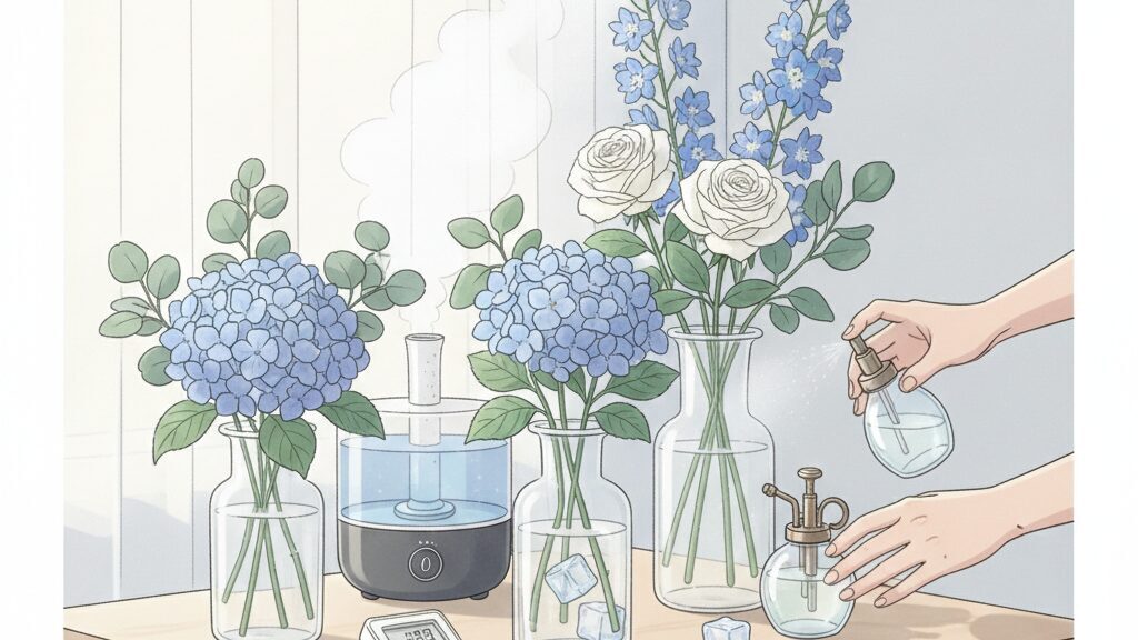 夏の暑さにも負けない切り花の鮮度維持術～涼やかな室内空間を楽しむための具体的ポイント～