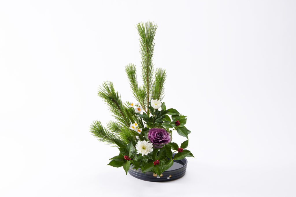 新年の花 手引書付き花材セット1【12/27～29お届け】