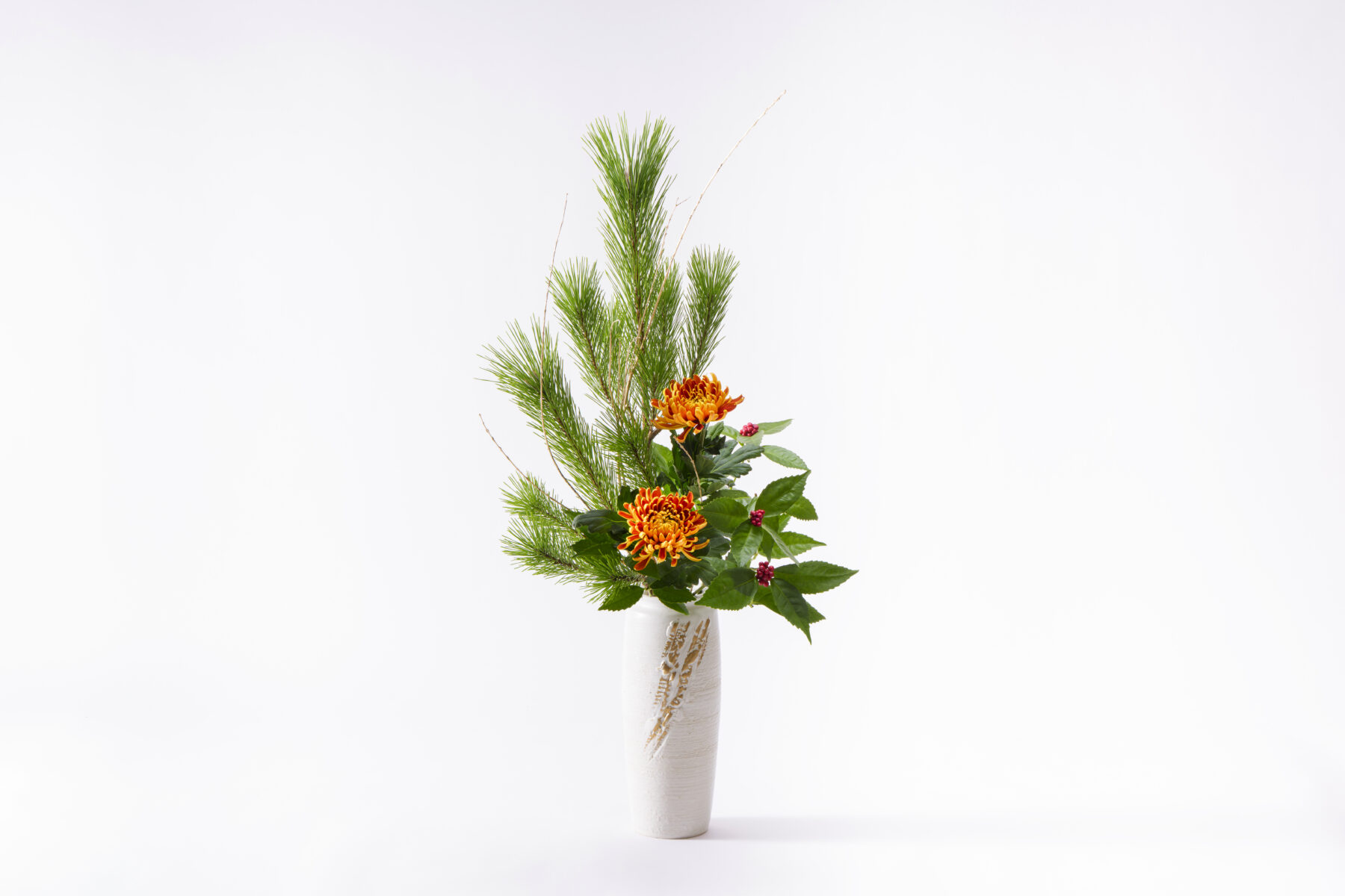 新年の花 手引書付き花材セット2【12/27～29お届け】