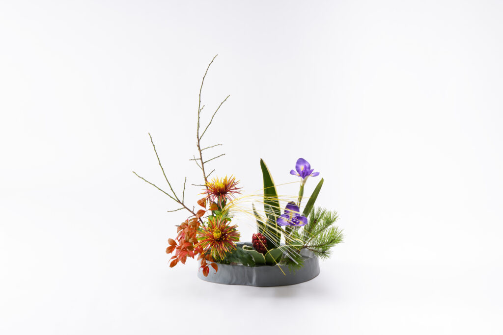 新年の花 手引書付き花材セット3【12/27～29お届け】