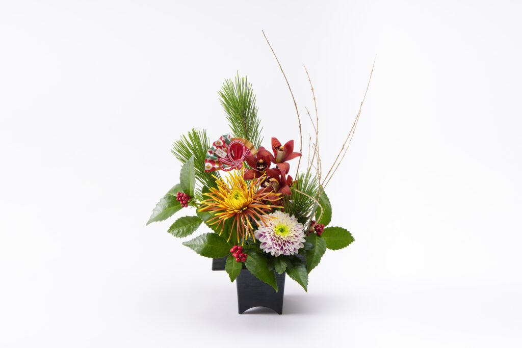 新年の花 アレンジメント花材セット9【12/27～29お届け】